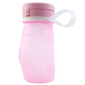 Agafura silicone bottle(Light Pink)