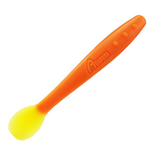 Agafura Hot Safe Silicone Spoon(Orange)