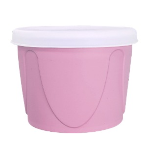 Agafura Yummy Silicone Baby Bowl 200ml B-TYPE(Pink)