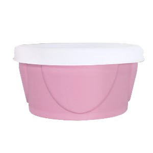 Agafura Yummy Silicone Baby Bowl 120ml B-TYPE(Pink)
