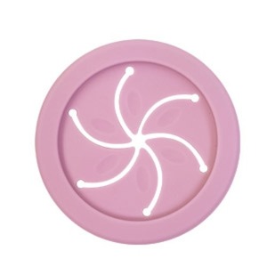Agafura Yummy Silicone Snack Container Lid(Pink)